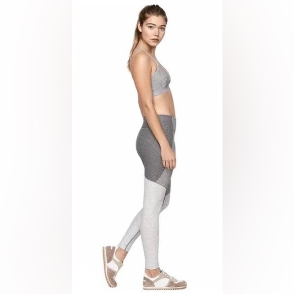 OV Outdoor Voices OG dove/ash/graphite 7/8 warmup leggings size S